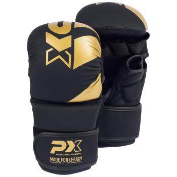 PX MMA Handschutz Kunstleder schwarz/gold